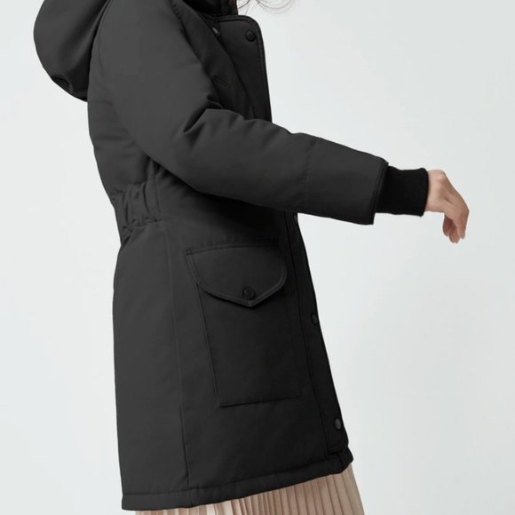 Canada Goose Trillium Parka Fusion Fit Heritage Black Size XS Barely Worn - Picture 4 of 10
